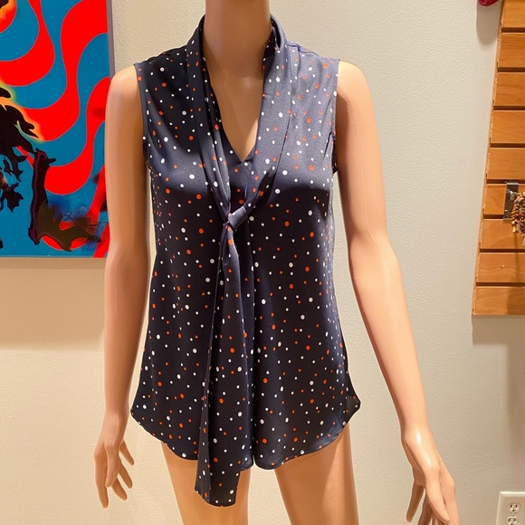 *Anne Klein* Polka Dot Top - Picture 2 of 10